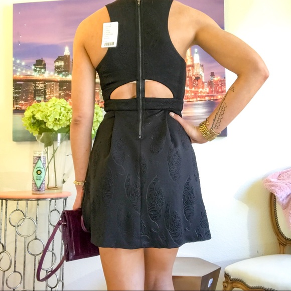 NEW! Silence + Noise High Neck Party Dress - Picture 5 of 8